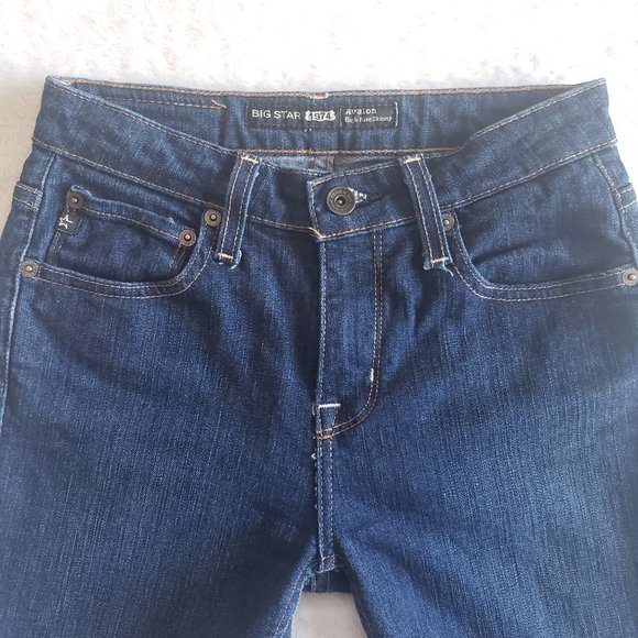 COPY - BIG STAR 1974 Avalon High Rise Skinny Dark Wash Womens Jeans SZ 25 x L28… - Picture 5 of 15